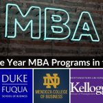 10 Best 1 Year MBA Programs in the United States