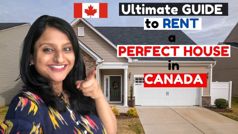 How to rent a house in Canada