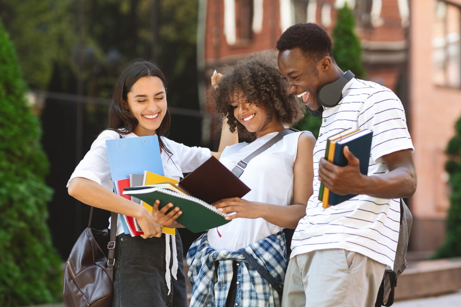 A student celebrating their scholarship award, ready to embark on a global academic journey