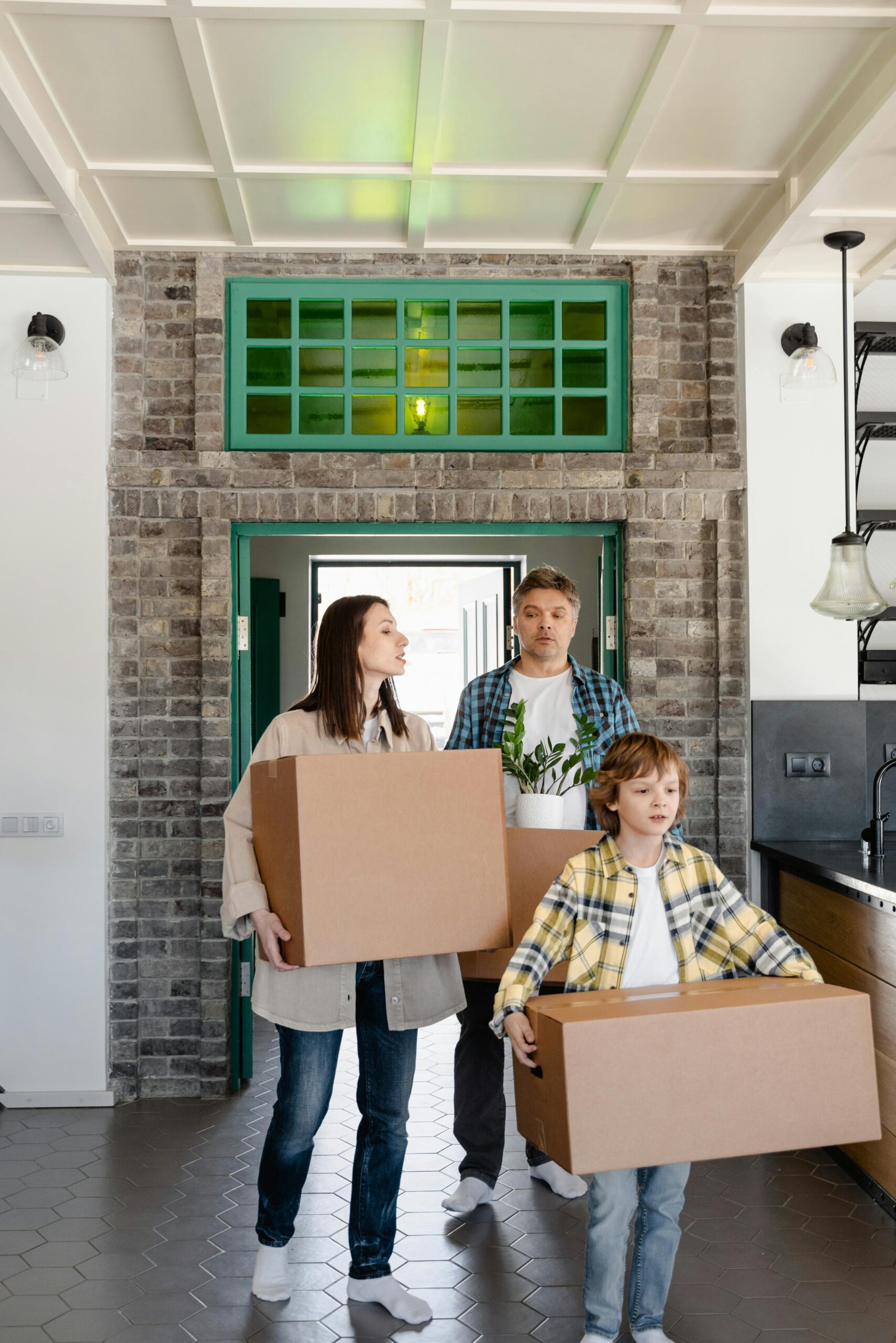 An international student moving into their new accommodation abroad